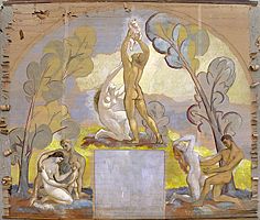 Grünewald, Isaac, "Motto: Triangel", 1914, Photo: /Skissernas Museum 