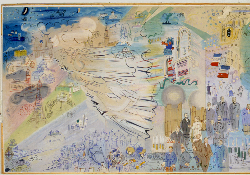 Dufy, Raoul, "La Fée Electricité / Elektricitetens fe", 1937, Photo:  Christina Knutsson/Skissernas Museum 