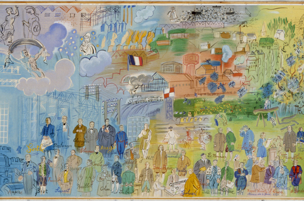 Dufy, Raoul, "La Fée Electricité / Elektricitetens fe", 1937, Photo:  Christina Knutsson/Skissernas Museum 