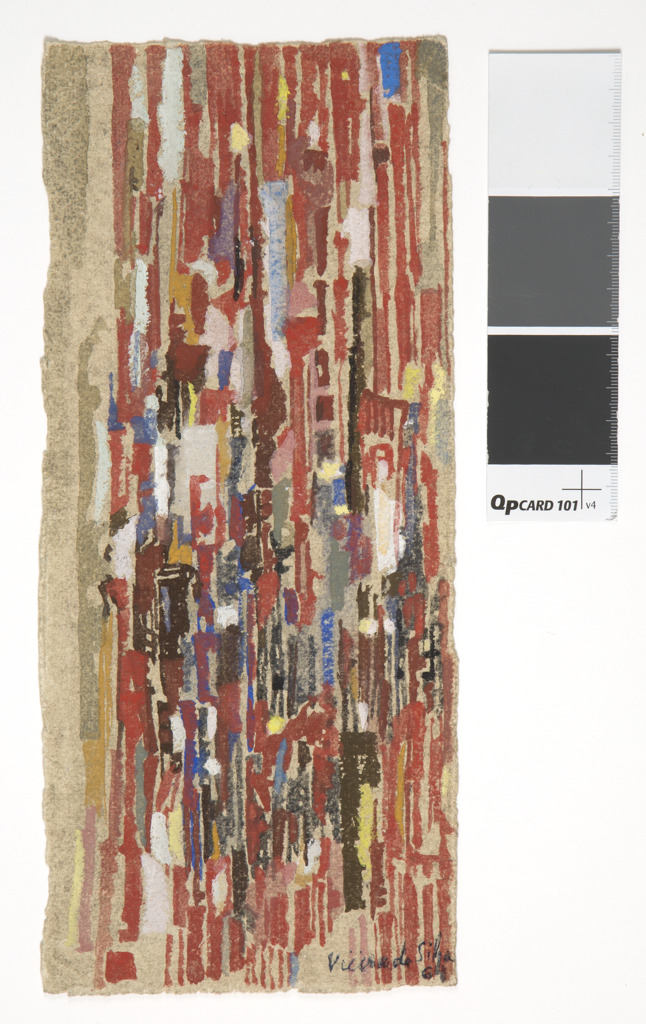 Vieira Da Silva, Maria Helena, "Unknown Title", 1960, Photo:  Jenny Lindhe/Skissernas Museum 