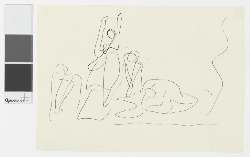 Nyman, Olle (Per Olof), "Unknown Title", 1960, Photo:  Jenny Lindhe/Skissernas Museum 