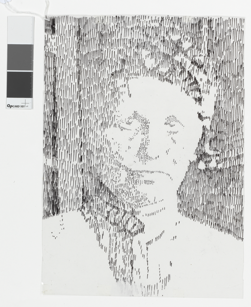 Adlercreutz, Maria, "Hanna Keller, textilarbetare", 1994, Photo:  Kim Westerström/Skissernas Museum 
