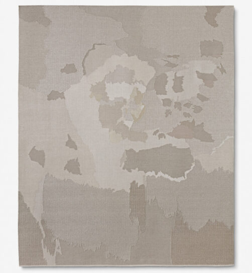 Andreas Eriksson, Weissensee No. 7, 2018, lin, 241 x 199 cm. Foto: Hans-Georg Gaul. Courtesy Stephen Friedman Gallery. ©Andreas Eriksson, Bildupphovsrätt 2021.