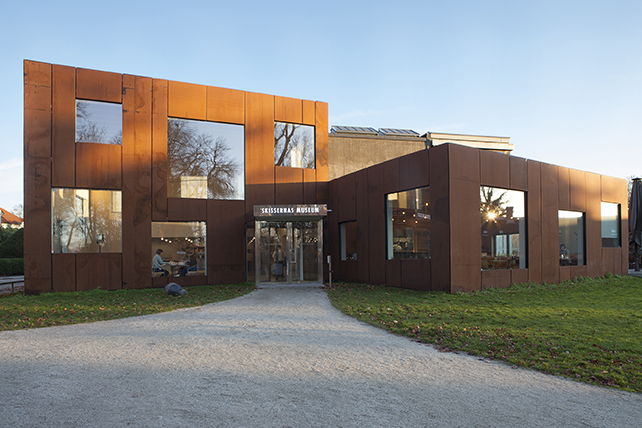 Skissernas Museums fasad.